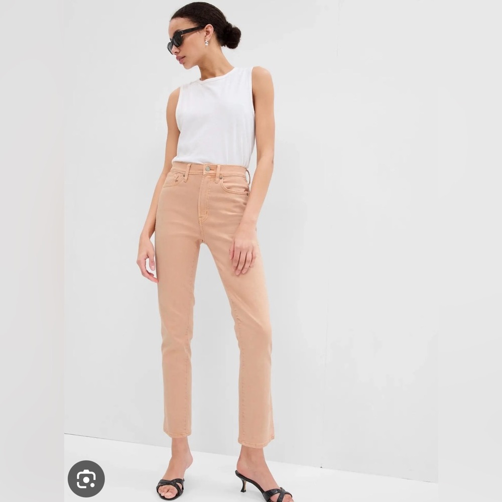 Gap High Rise Dusty Pink Vintage Slim Jeans
